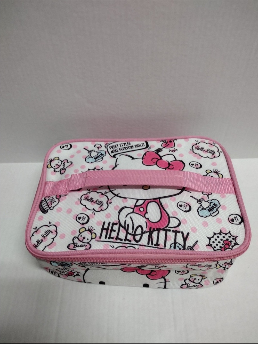 Hello Kitty Pink and White Kids Accessory Carry Case